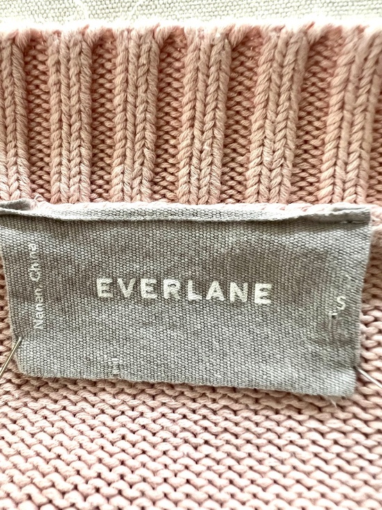 EVERLANE The Soft Cotton Cropped Boxy Crew in Pink - S - Picture 7 of 11